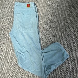 light Blue corduroy empyre baggy skate pants